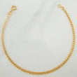Pulso Cubano 1.2gr / 8 1/4 in / 2.2mm Oro Amarillo +1 18K %