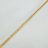 Pulso Cubano 1.15 g / 8 1/4 in / 2.5 mm Oro Amarillo 18K