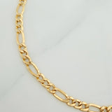 Pulso Figaro 2.5gr / 8 1/4 in / 4mm Oro Amarillo +1 18K %