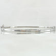 Pulso Aro Liso 4gr / 20cm / 3mm Oro Blanco +4 18K ©