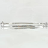 Pulso Aro Liso 4gr / 20cm / 3mm Oro Blanco +4 18K ©