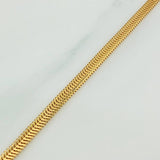 Pulso Serpiente 3.8gr / 7 1/2 in / 2.8mm Oro Amarillo +3 18K $