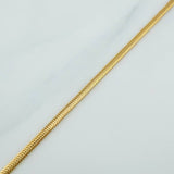 Pulso Serpiente 2.2gr / 7 1/2 in / 1.9mm Oro Amarillo +3 18K $