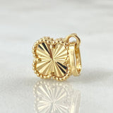 Clover Pendant 1.2gr / 0.7in / 18K Yellow Gold ©