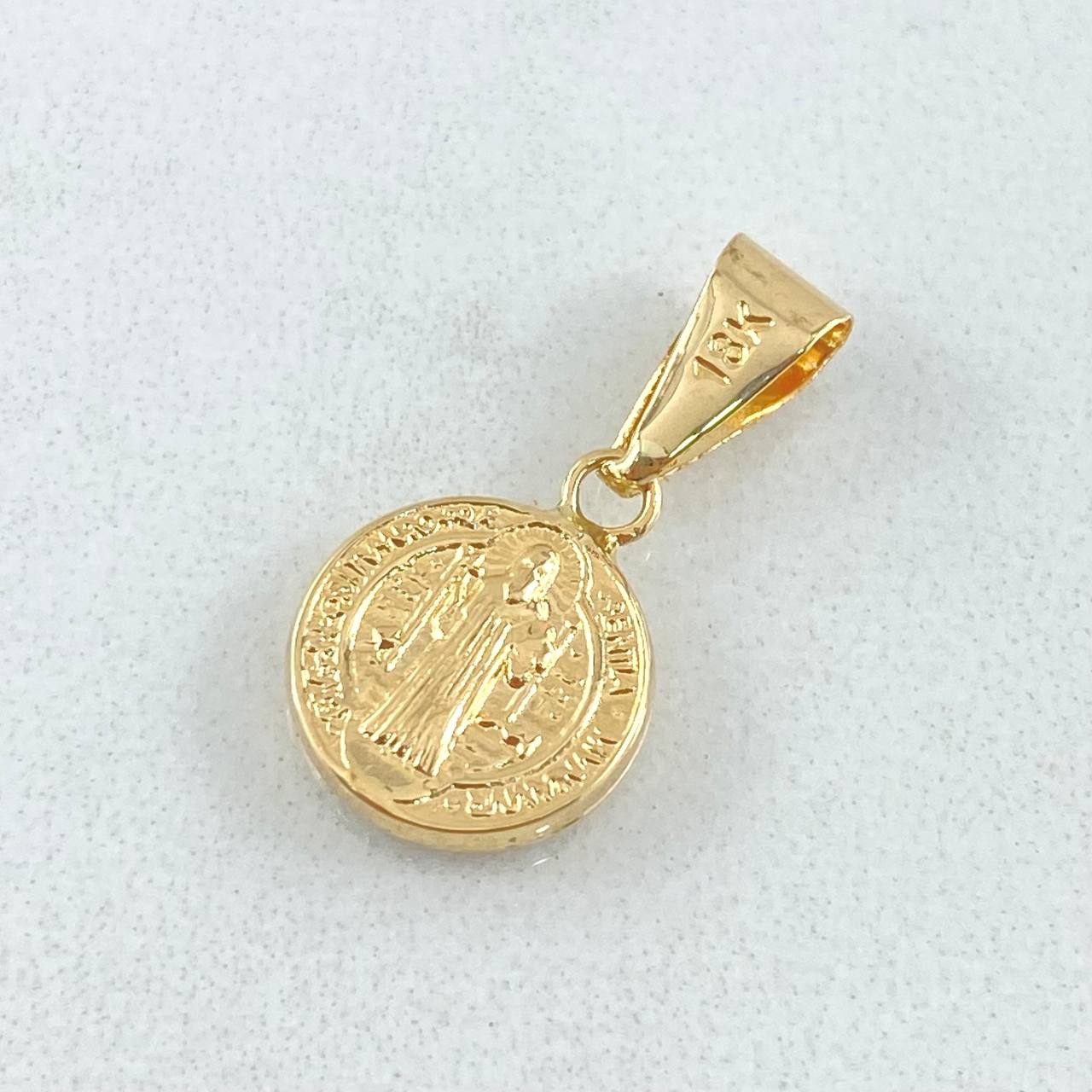 Dije San Benito 0.6gr / 3/4 in / Oro Amarillo 18K ©