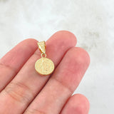 Dije San Benito 0.6gr / 3/4 in / Oro Amarillo 18K ©