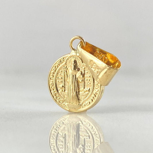 Dije San Benito 0.6gr / 3/4 in / Oro Amarillo 18K ©