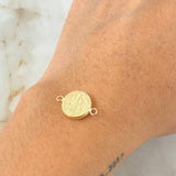Herraje San Benito 0.6gr / 3/4 in / Oro Amarillo 18K ©