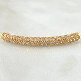 Herraje Cilindro 3gr / 4cm / Oro Amarillo 18K