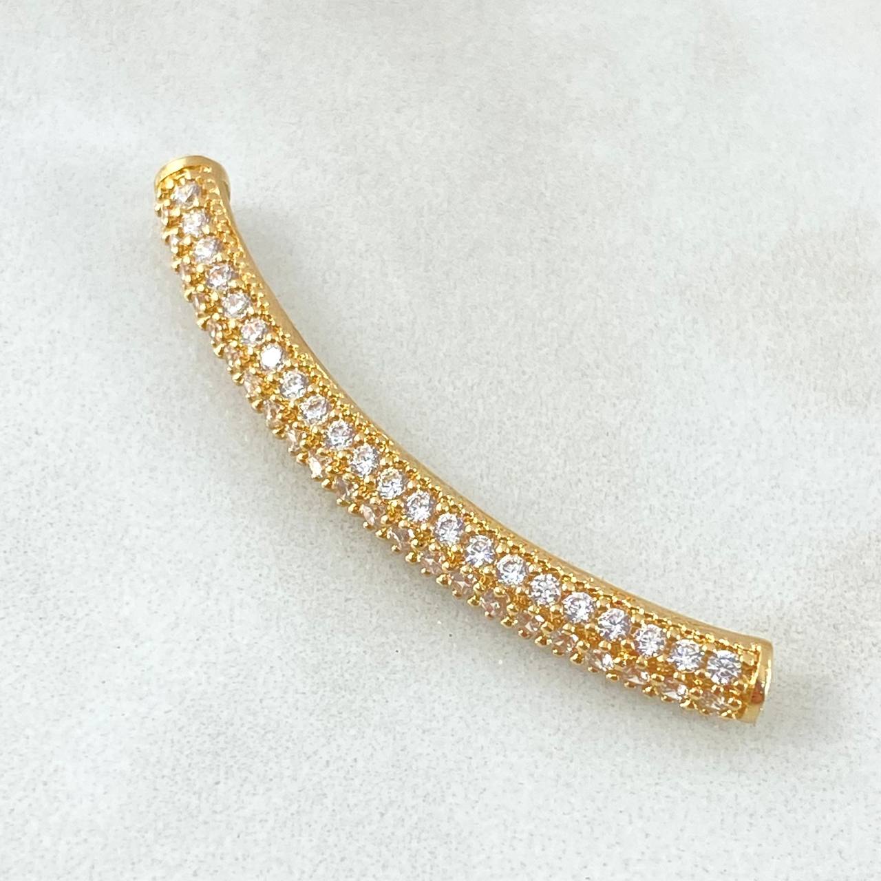 Herraje Cilindro 3gr / 4cm / Oro Amarillo 18K