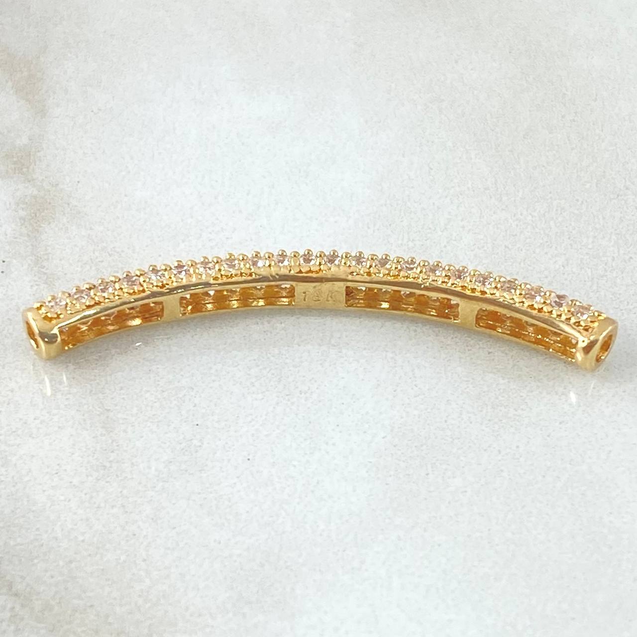 Herraje Cilindro 3gr / 4cm / Oro Amarillo 18K