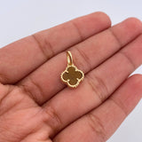 Clover Pendant 1.25gr / 1.7cm / 18K Yellow Gold Nac.Esp.