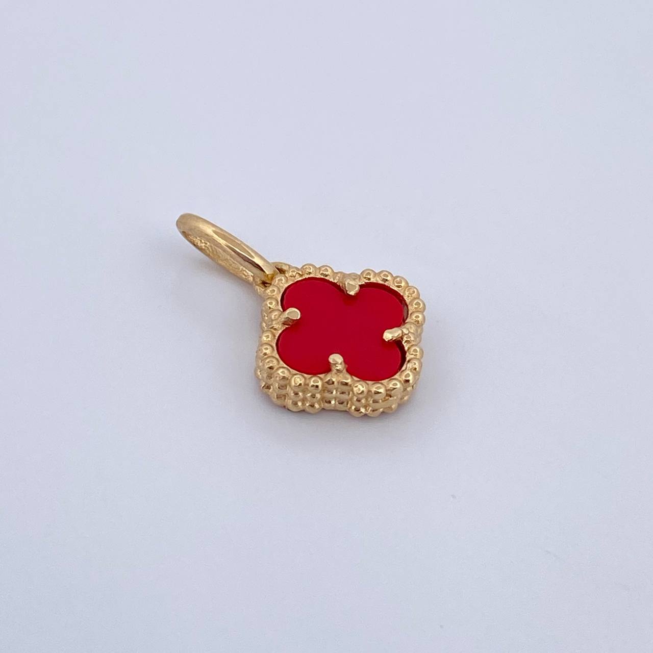 Clover Pendant 1.25gr / 1.7cm / 18K Yellow Gold Nac.Esp.