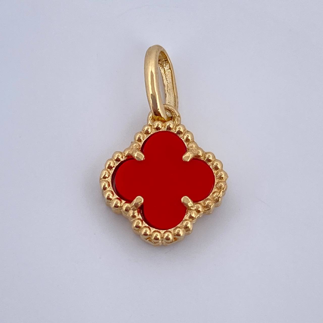 Clover Pendant 1.25gr / 1.7cm / 18K Yellow Gold Nac.Esp.