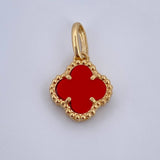 Clover Pendant 1.25gr / 1.7cm / 18K Yellow Gold Nac.Esp.