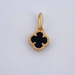 Clover Pendant 0.95gr / 1.5cm / 18K Yellow Gold Nac.Esp.