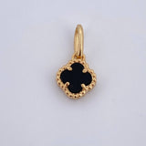 Clover Pendant 0.95gr / 1.5cm / 18K Yellow Gold Nac.Esp.