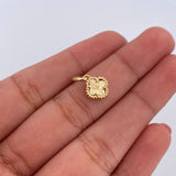 Clover Pendant 1.05gr / 1.5cm / 18K Yellow Gold Nac.Esp.
