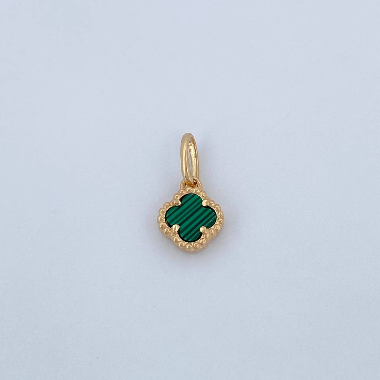 Clover Pendant 0.9gr / 1.5cm / 18K Yellow Gold Nac.Esp. &