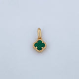 Clover Pendant 0.9gr / 1.5cm / 18K Yellow Gold Nac.Esp. &