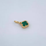 Clover Pendant 0.95gr / 1.5cm / 18K Yellow Gold Nac.Esp. &