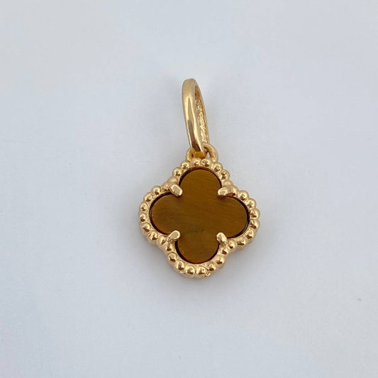 Clover Pendant 1.25gr / 1.7cm / 18K Yellow Gold Nac.Esp.
