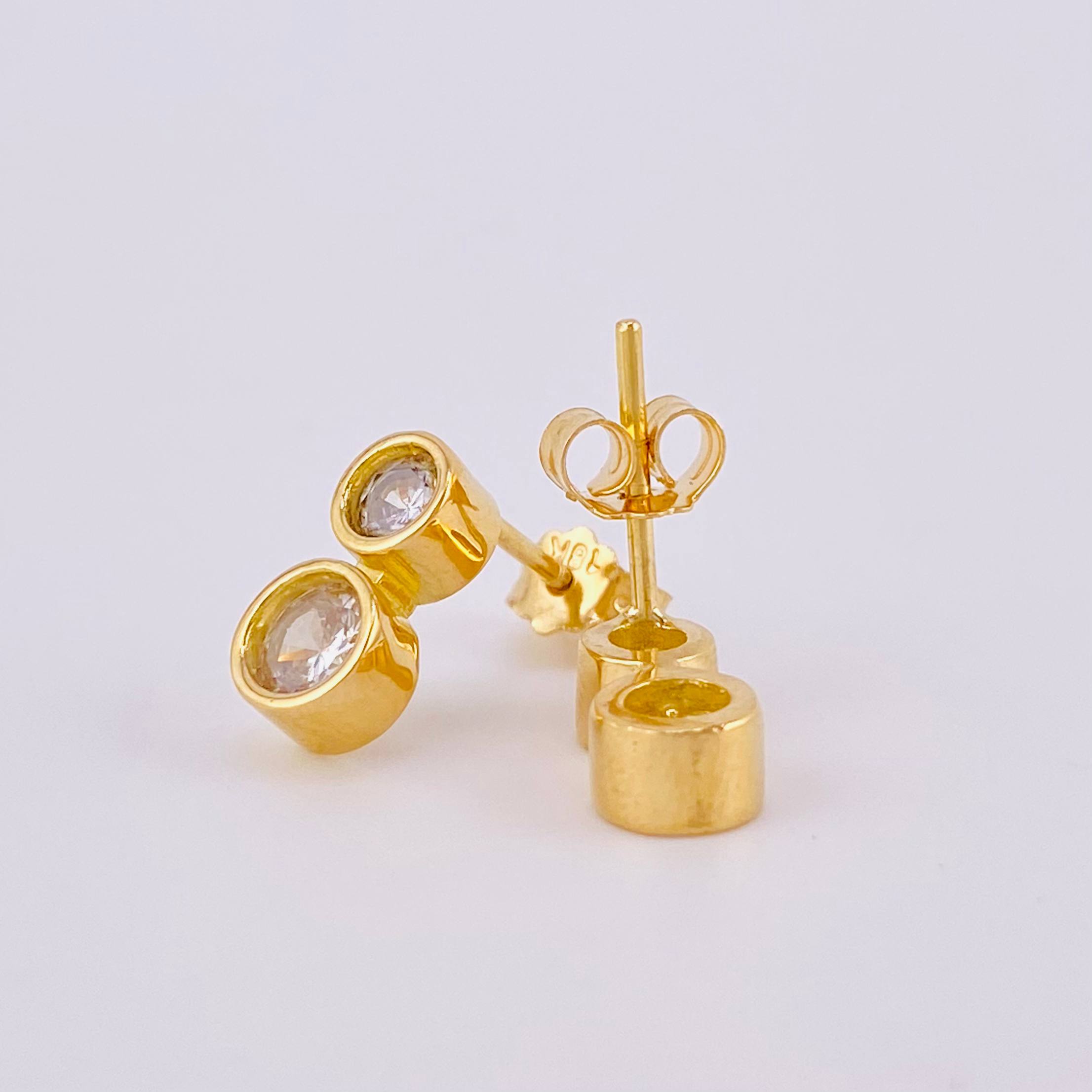 Topos Cesta Circular 3.2 g / in / 10 mm Oro Amarillo 18K