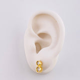 Topos Cesta Circular 3.2 g / in / 10 mm Oro Amarillo 18K