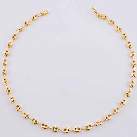Tobillera Gc 2.6 g / 9 3/4 in / 3.5 mm Oro Amarillo 18K