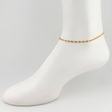 Tobillera Gc 2.6 g / 9 3/4 in / 3.5 mm Oro Amarillo 18K