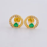 Topos Media Manzana Tupida 2 g / in / 8.6 mm Oro Amarillo 18K