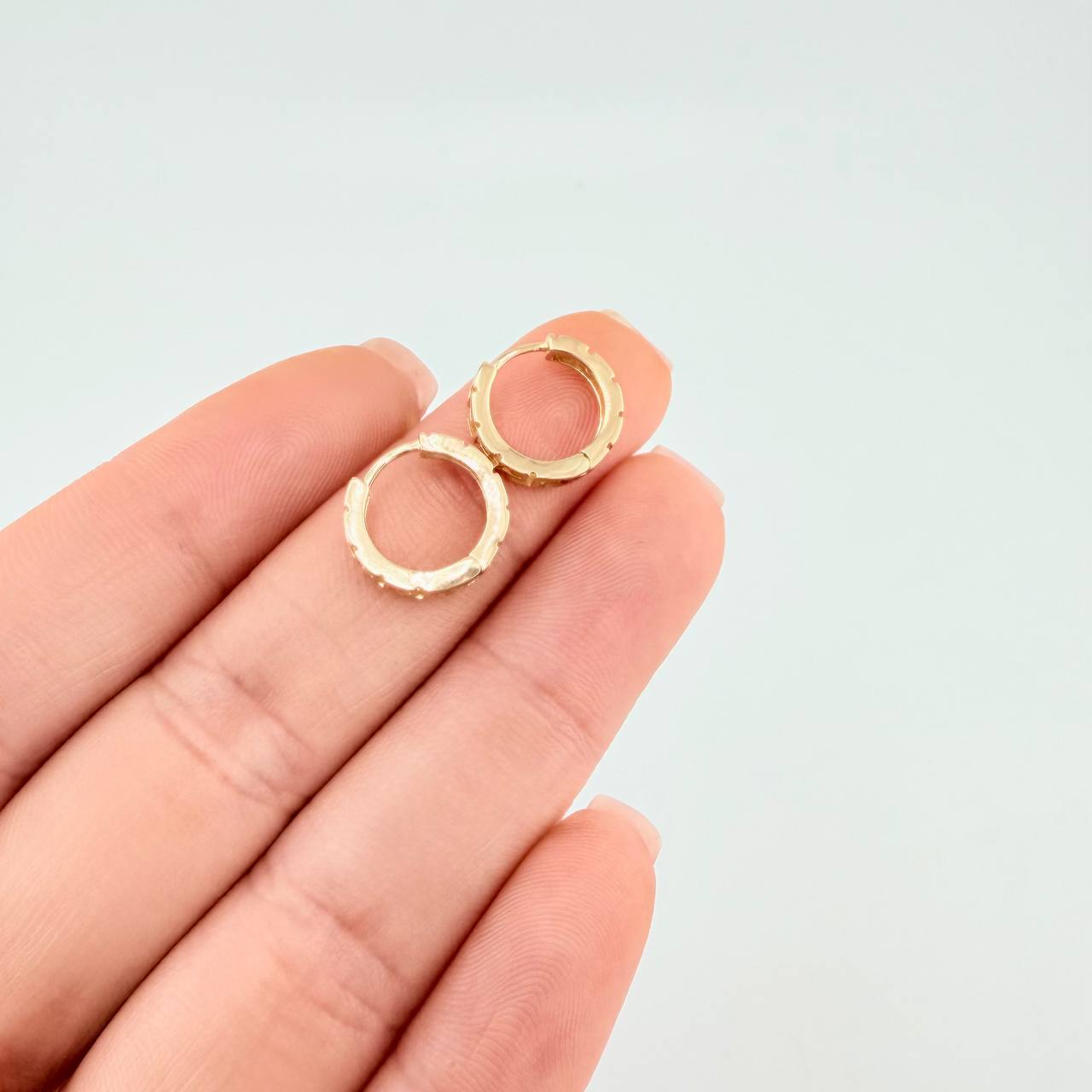 Candongas Tribal 1.85 g / 1/2 in Oro Amarillo 18K