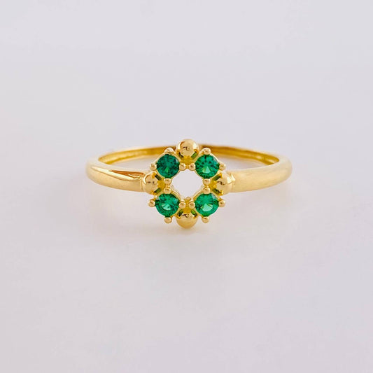 Anillo Circular 1.55 g / T6 1/4 Oro Amarillo 18K