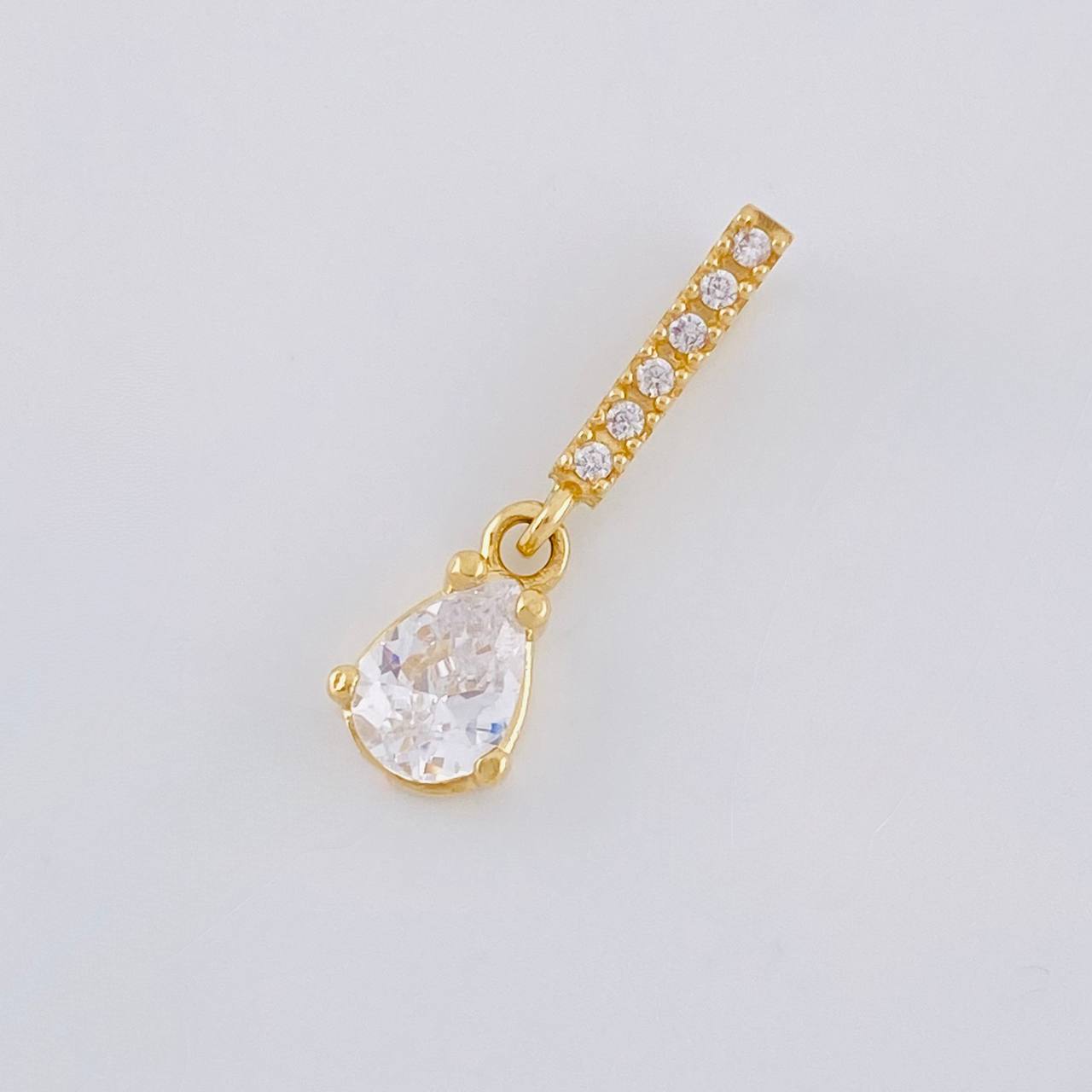 Dije Linea Lluvia 1.3 g / 3/4 in Oro Amarillo 18K