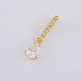 Dije Linea Lluvia 1.3 g / 3/4 in Oro Amarillo 18K