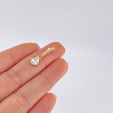 Dije Linea Lluvia 1.3 g / 3/4 in Oro Amarillo 18K