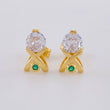 Stud Earrings Stone 2.2 g / in / 10.5 mm Yellow Gold 18K
