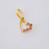 Dije Silueta Corazón 0.75 g / 1/2 in Oro Amarillo 18K