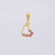 Dije Silueta Corazón 0.75 g / 1/2 in Oro Amarillo 18K