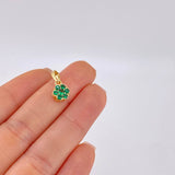 Dije Flor Seis Petalos 1.2 g / 1/2 in Oro Amarillo 18K