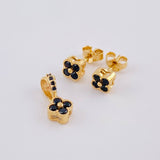 Topos Set Trebol 2g / in / 5.2mm Oro Amarillo 18K