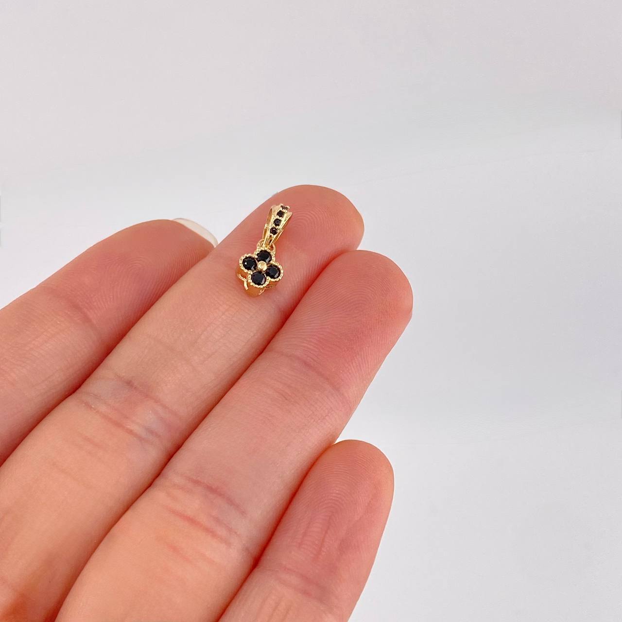 Topos Set Trebol 2g / in / 5.2mm Oro Amarillo 18K