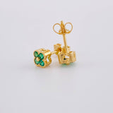 Topos Set Trebol 2.1g / in / 5.2mm Oro Amarillo 18K