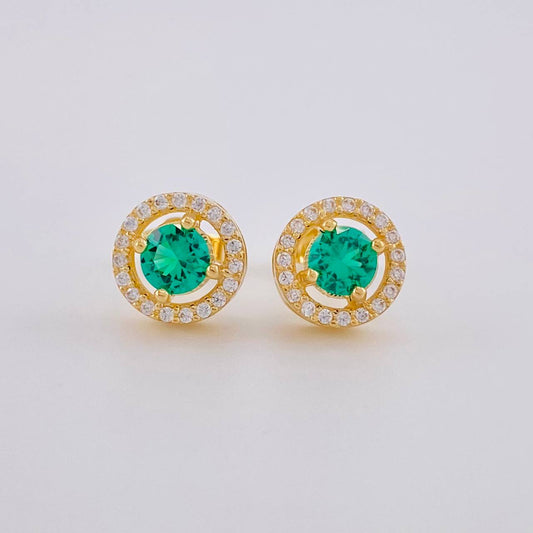 Topos Halo Tupido 3.25g / in / 8.85mm Oro Amarillo 18K