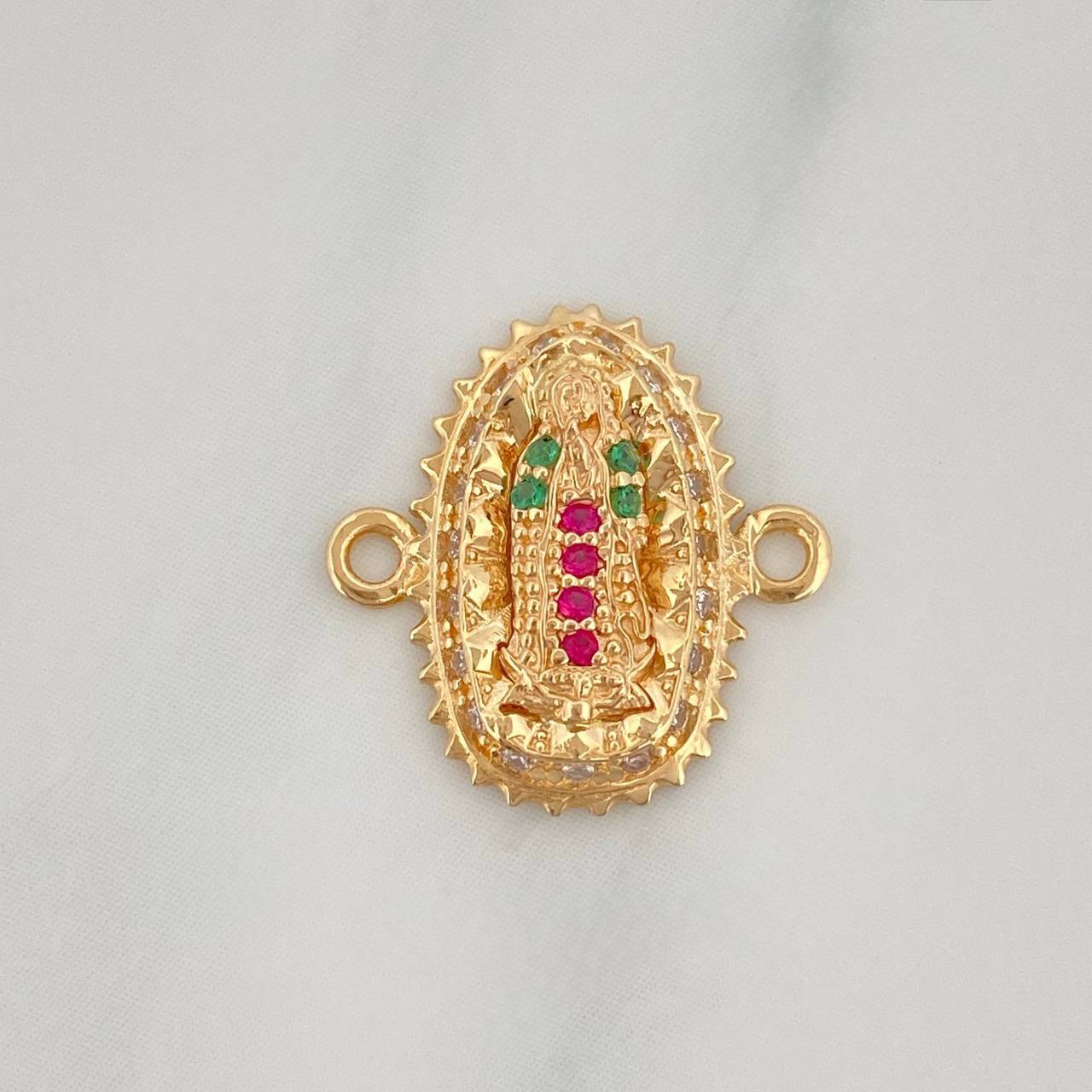 Charm Virgin Guadalupe 1.2 g / 1/2 in Yellow Gold 18K