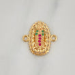 Charm Virgin Guadalupe 1.2 g / 1/2 in Yellow Gold 18K