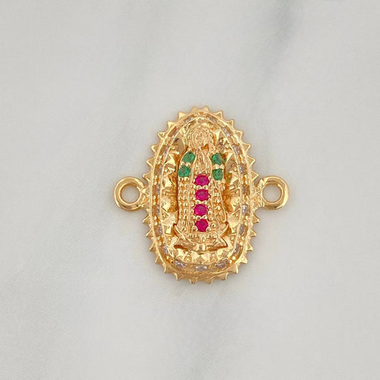Charm Virgin Guadalupe 1.2 g / 1/2 in Yellow Gold 18K