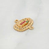 Charm Virgin Guadalupe 1.2 g / 1/2 in Yellow Gold 18K