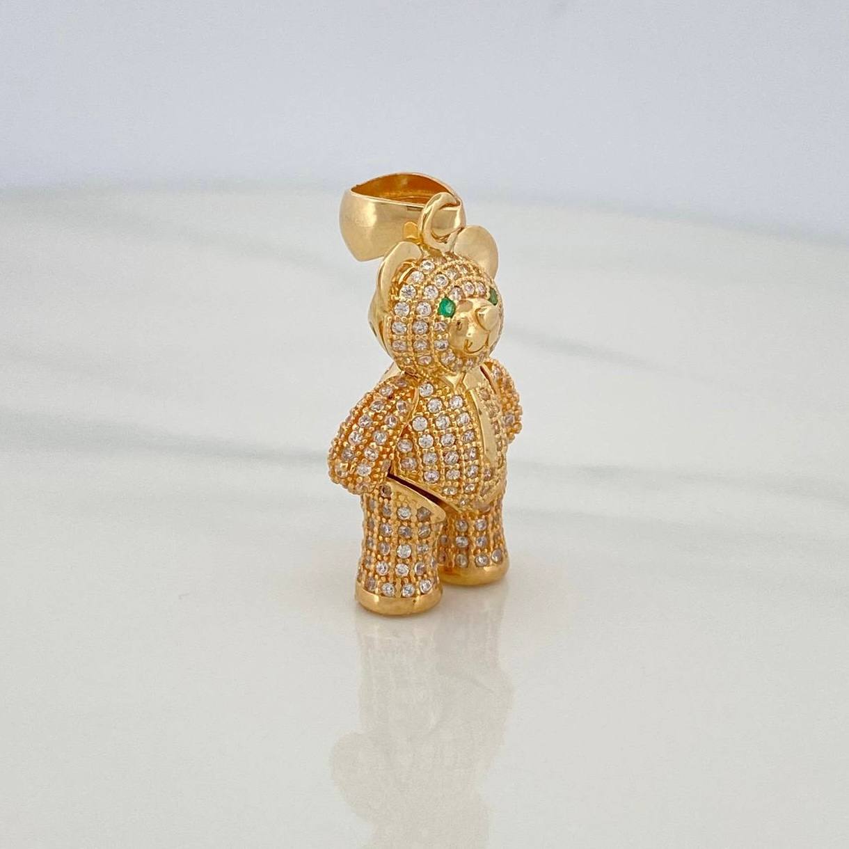 Dije Oso Corbata 8.9 g / 1 1/2 in Oro Amarillo 18K