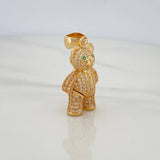 Dije Oso Corbata 8.9 g / 1 1/2 in Oro Amarillo 18K